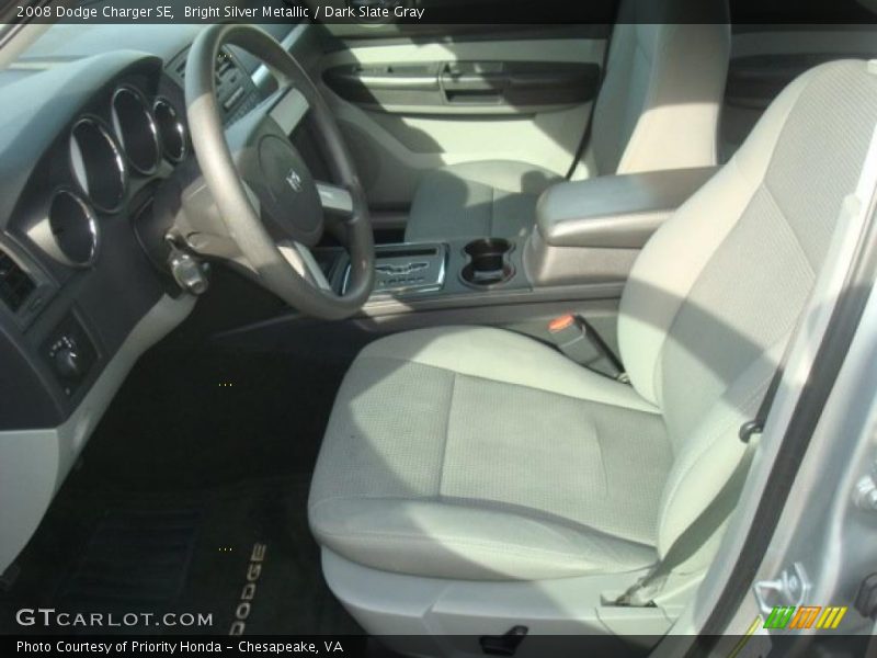 Bright Silver Metallic / Dark Slate Gray 2008 Dodge Charger SE