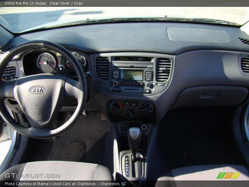 Clear Silver / Gray 2009 Kia Rio LX Sedan