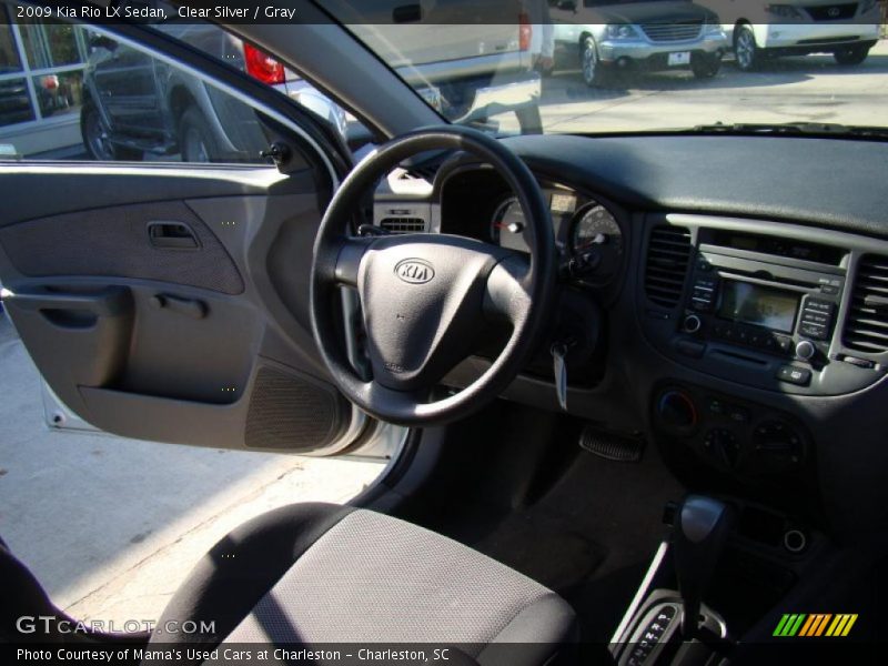 Clear Silver / Gray 2009 Kia Rio LX Sedan