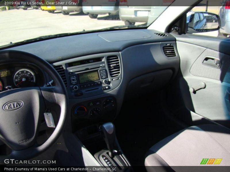 Clear Silver / Gray 2009 Kia Rio LX Sedan