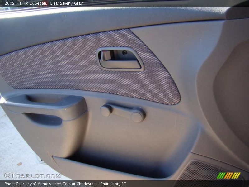Clear Silver / Gray 2009 Kia Rio LX Sedan