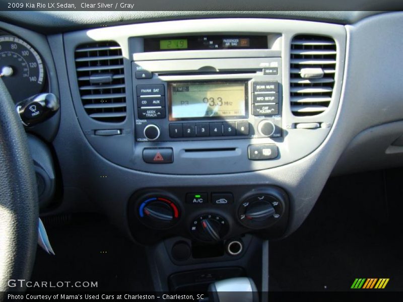 Clear Silver / Gray 2009 Kia Rio LX Sedan