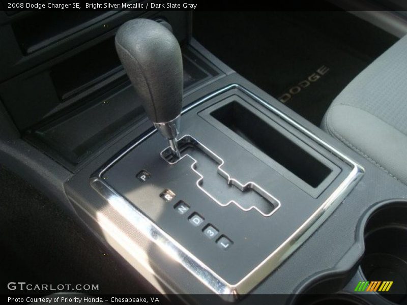 Bright Silver Metallic / Dark Slate Gray 2008 Dodge Charger SE