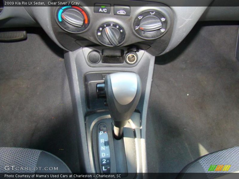 Clear Silver / Gray 2009 Kia Rio LX Sedan