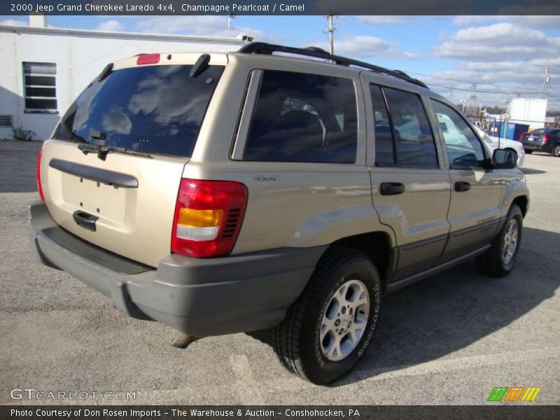 Champagne Pearlcoat / Camel 2000 Jeep Grand Cherokee Laredo 4x4