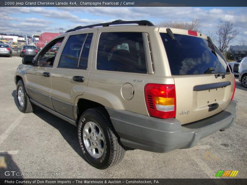 Champagne Pearlcoat / Camel 2000 Jeep Grand Cherokee Laredo 4x4