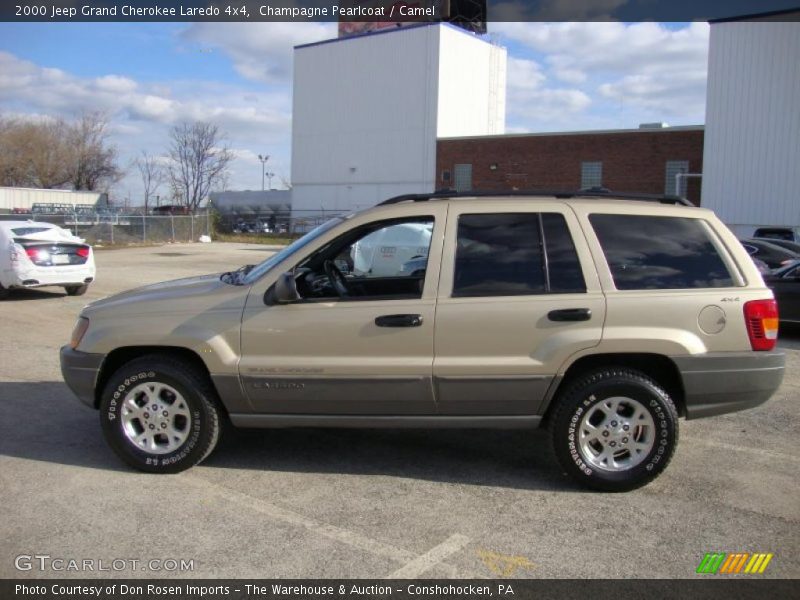 Champagne Pearlcoat / Camel 2000 Jeep Grand Cherokee Laredo 4x4