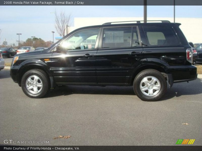 Formal Black / Gray 2008 Honda Pilot Value Package