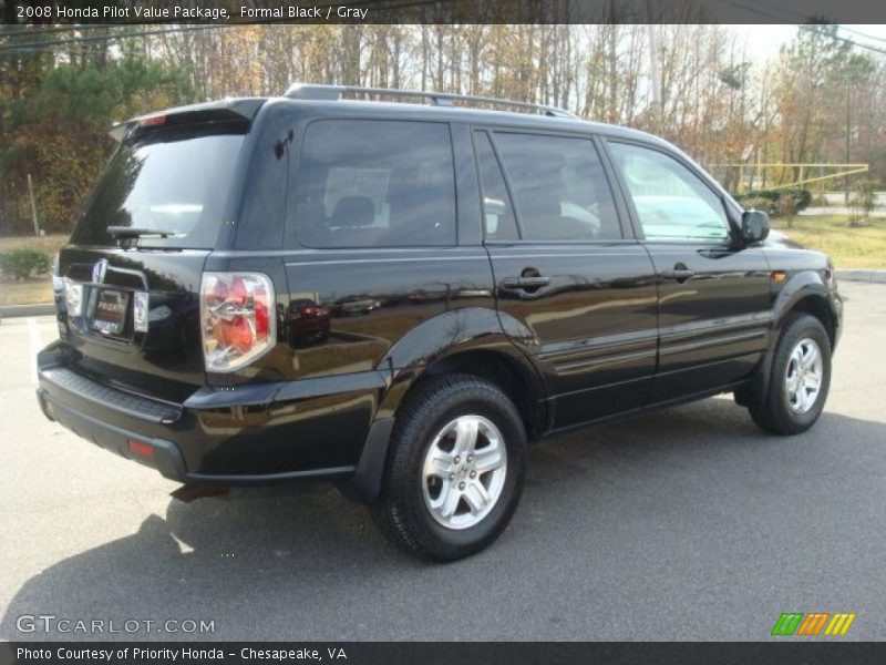 Formal Black / Gray 2008 Honda Pilot Value Package