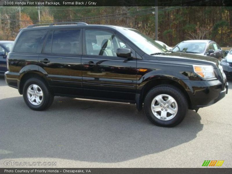 Formal Black / Gray 2008 Honda Pilot Value Package