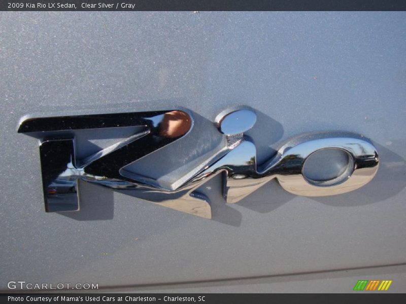 Clear Silver / Gray 2009 Kia Rio LX Sedan