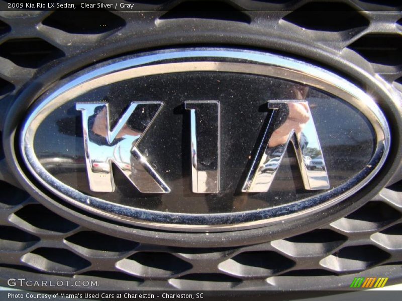 Clear Silver / Gray 2009 Kia Rio LX Sedan