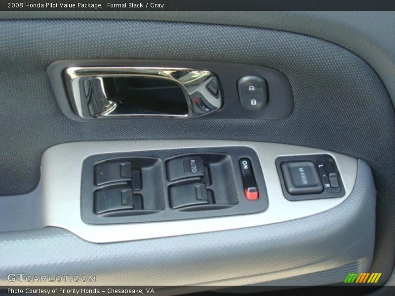 Formal Black / Gray 2008 Honda Pilot Value Package