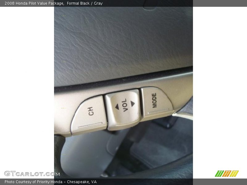Formal Black / Gray 2008 Honda Pilot Value Package
