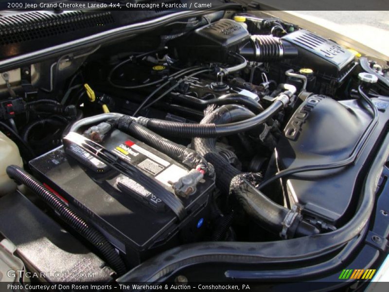 Champagne Pearlcoat / Camel 2000 Jeep Grand Cherokee Laredo 4x4