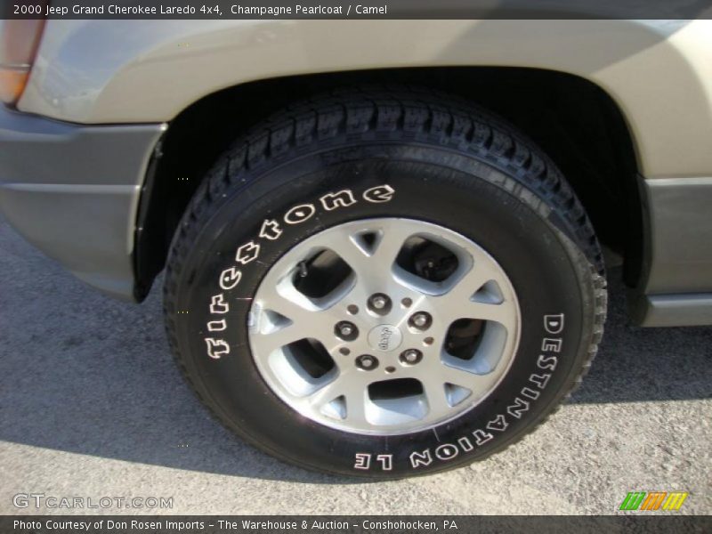 Champagne Pearlcoat / Camel 2000 Jeep Grand Cherokee Laredo 4x4