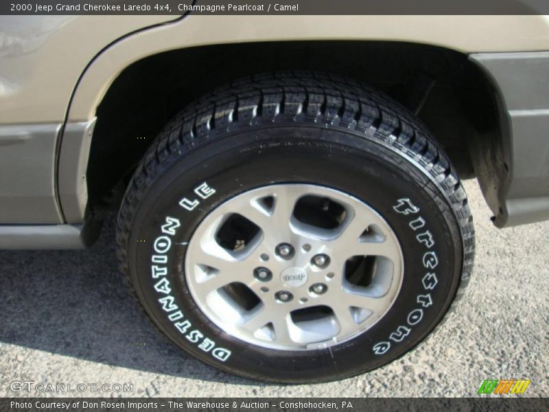 Champagne Pearlcoat / Camel 2000 Jeep Grand Cherokee Laredo 4x4