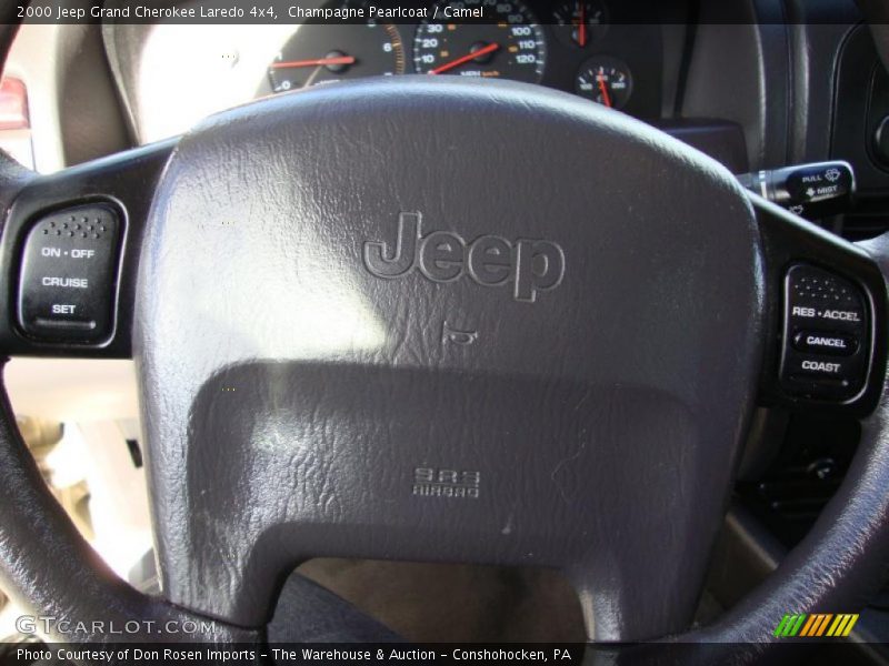Champagne Pearlcoat / Camel 2000 Jeep Grand Cherokee Laredo 4x4