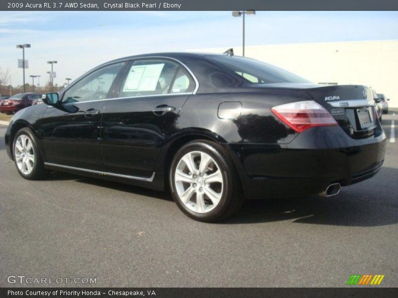  2009 RL 3.7 AWD Sedan Crystal Black Pearl