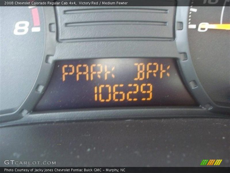 Victory Red / Medium Pewter 2008 Chevrolet Colorado Regular Cab 4x4