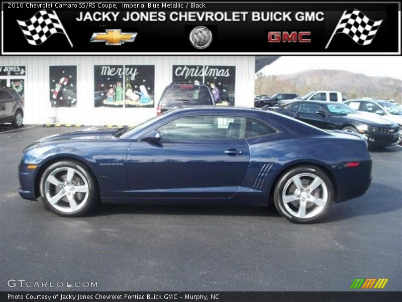 Imperial Blue Metallic / Black 2010 Chevrolet Camaro SS/RS Coupe