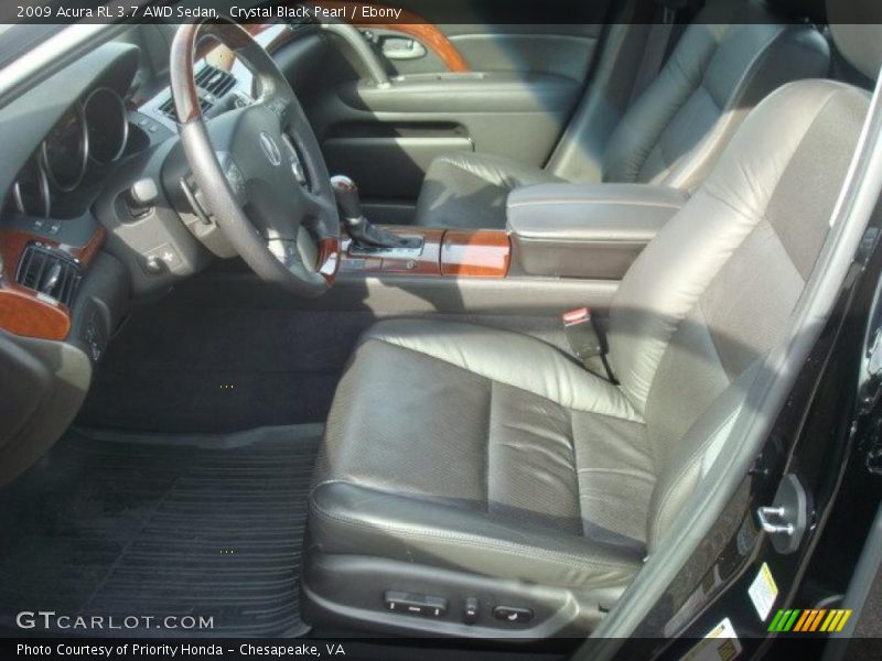  2009 RL 3.7 AWD Sedan Ebony Interior