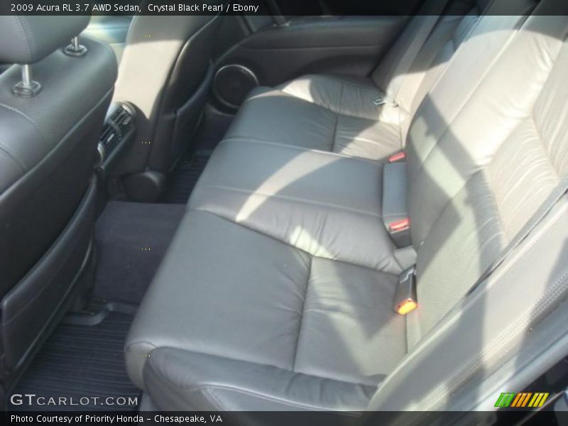  2009 RL 3.7 AWD Sedan Ebony Interior