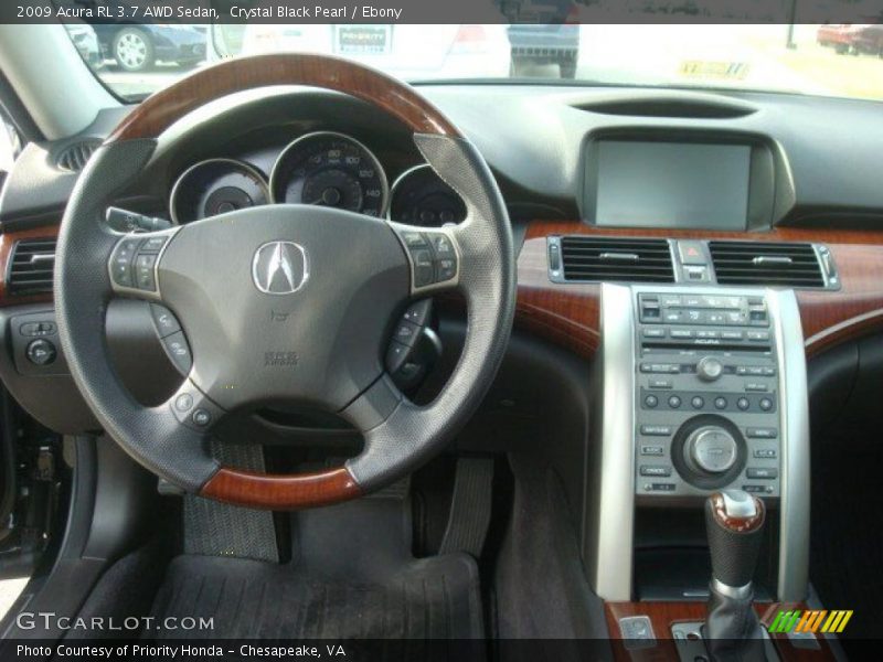 Dashboard of 2009 RL 3.7 AWD Sedan