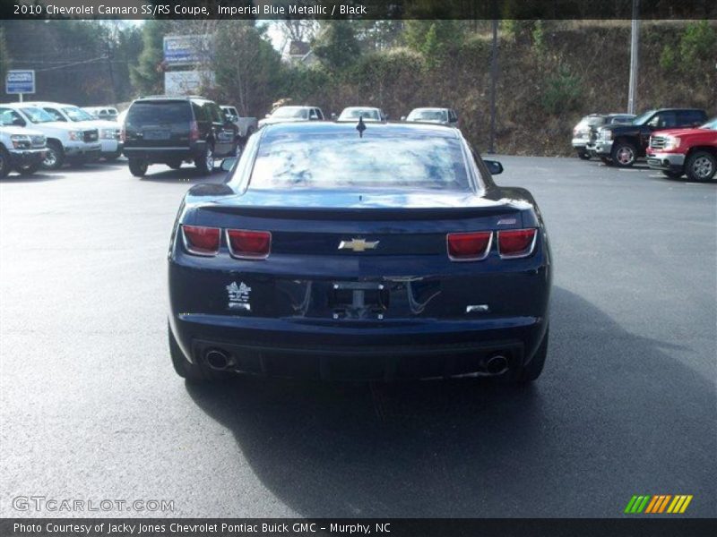 Imperial Blue Metallic / Black 2010 Chevrolet Camaro SS/RS Coupe