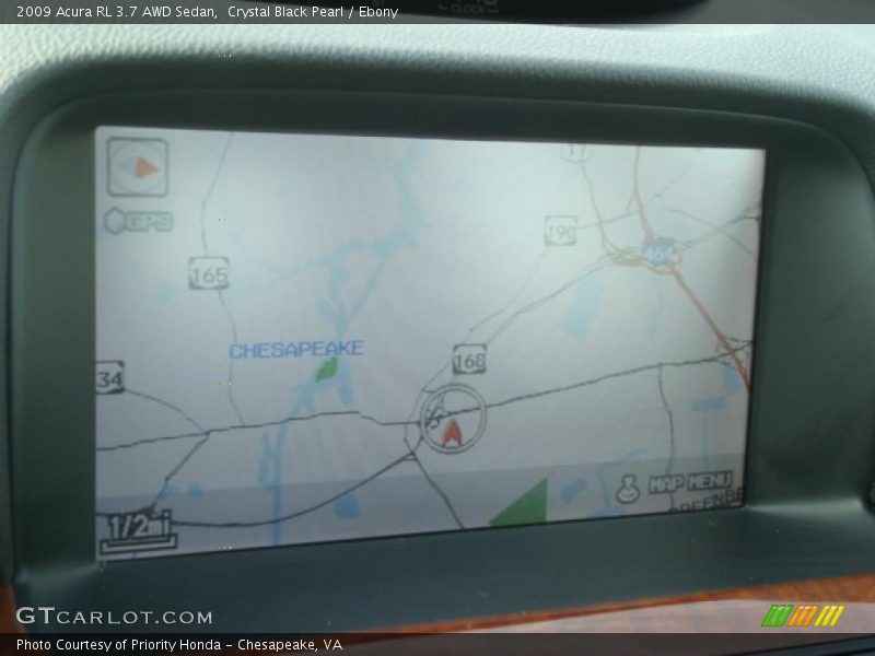Navigation of 2009 RL 3.7 AWD Sedan
