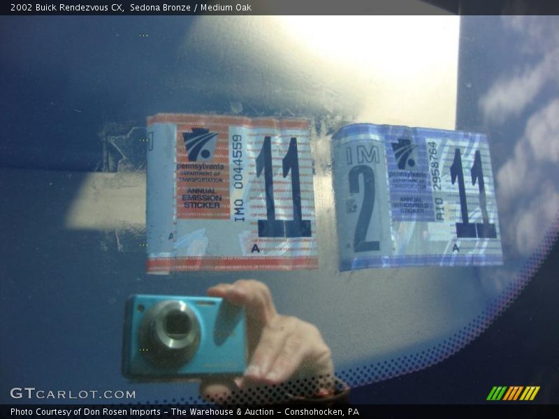 Sedona Bronze / Medium Oak 2002 Buick Rendezvous CX