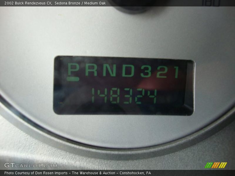 Sedona Bronze / Medium Oak 2002 Buick Rendezvous CX