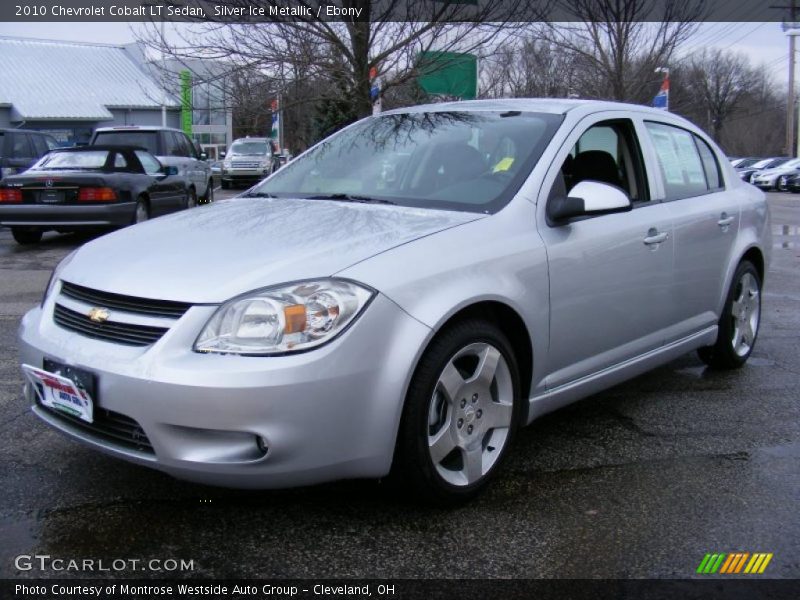 Silver Ice Metallic / Ebony 2010 Chevrolet Cobalt LT Sedan