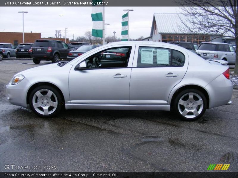 Silver Ice Metallic / Ebony 2010 Chevrolet Cobalt LT Sedan