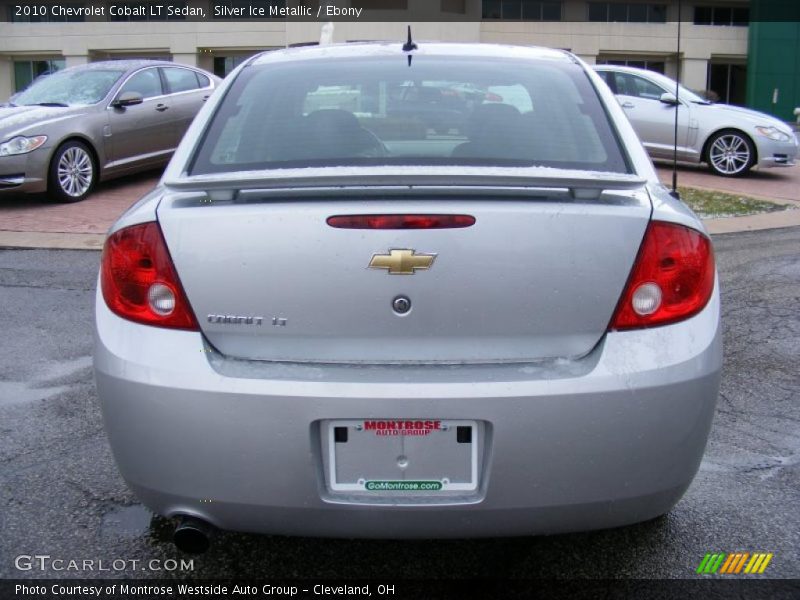 Silver Ice Metallic / Ebony 2010 Chevrolet Cobalt LT Sedan