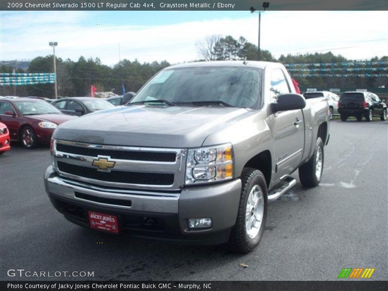 Graystone Metallic / Ebony 2009 Chevrolet Silverado 1500 LT Regular Cab 4x4