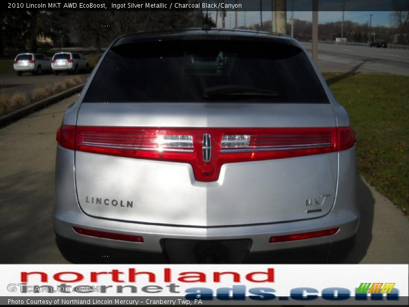 Ingot Silver Metallic / Charcoal Black/Canyon 2010 Lincoln MKT AWD EcoBoost