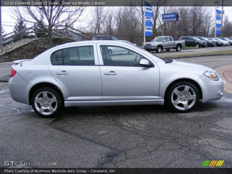 Silver Ice Metallic / Ebony 2010 Chevrolet Cobalt LT Sedan