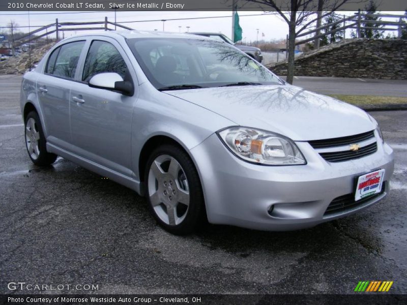 Silver Ice Metallic / Ebony 2010 Chevrolet Cobalt LT Sedan