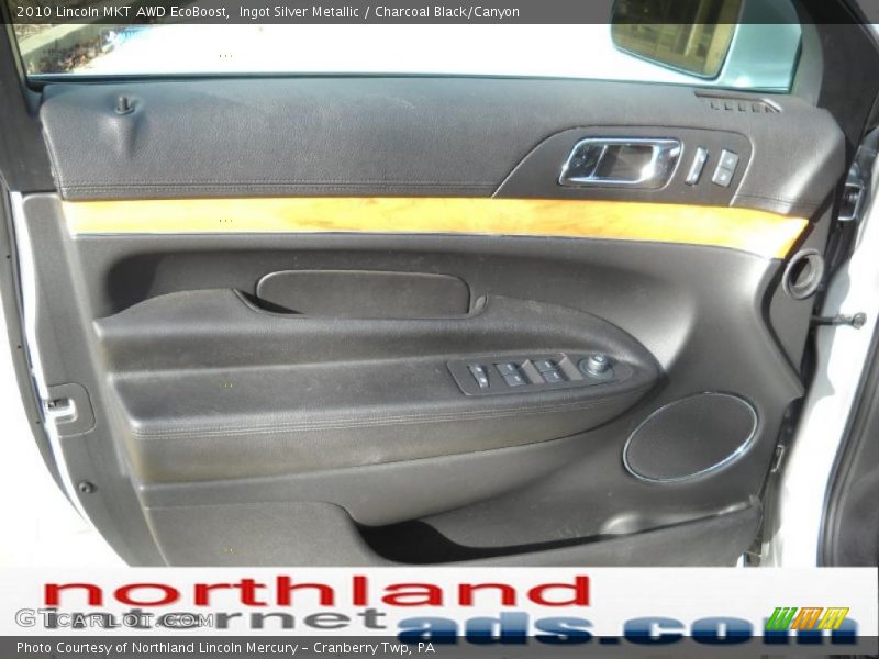 Ingot Silver Metallic / Charcoal Black/Canyon 2010 Lincoln MKT AWD EcoBoost