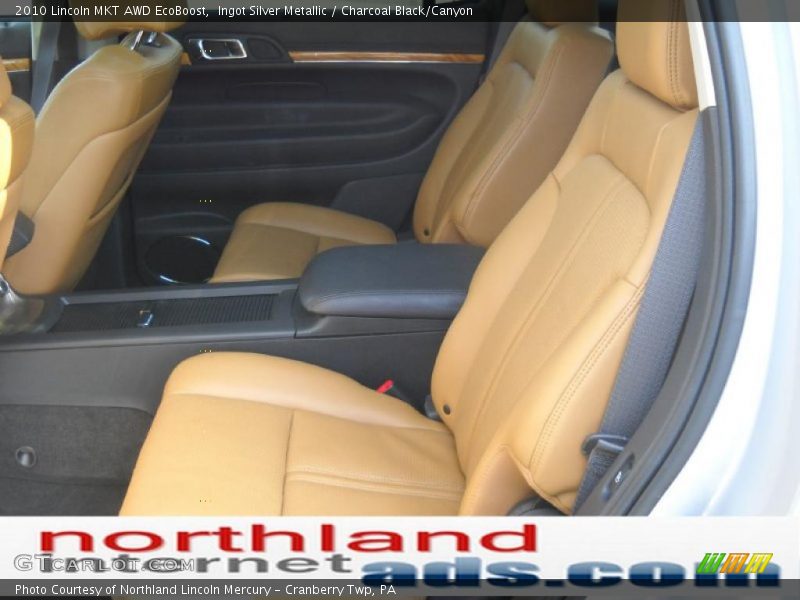 Ingot Silver Metallic / Charcoal Black/Canyon 2010 Lincoln MKT AWD EcoBoost