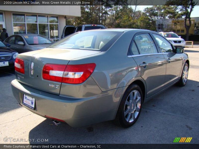 Moss Green Metallic / Light Stone 2009 Lincoln MKZ Sedan