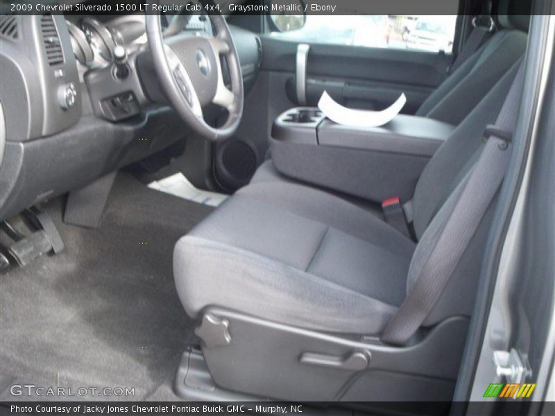 Graystone Metallic / Ebony 2009 Chevrolet Silverado 1500 LT Regular Cab 4x4