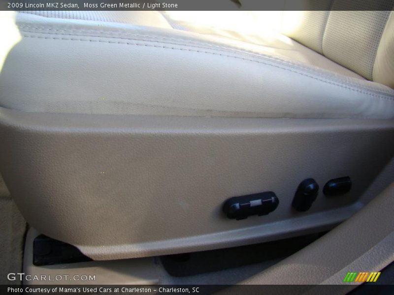 Moss Green Metallic / Light Stone 2009 Lincoln MKZ Sedan