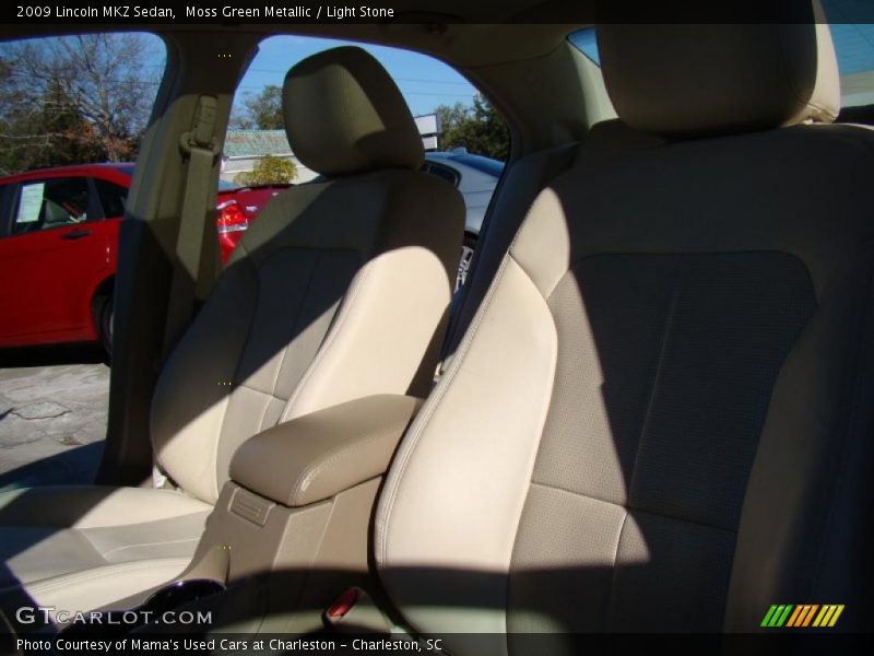 Moss Green Metallic / Light Stone 2009 Lincoln MKZ Sedan