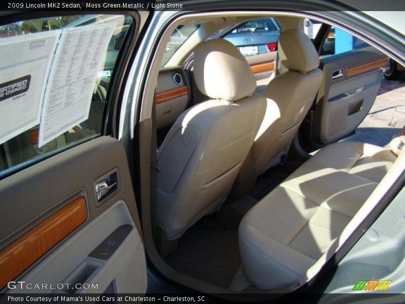 Moss Green Metallic / Light Stone 2009 Lincoln MKZ Sedan