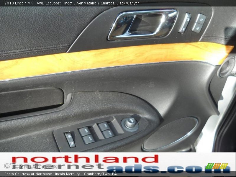Ingot Silver Metallic / Charcoal Black/Canyon 2010 Lincoln MKT AWD EcoBoost
