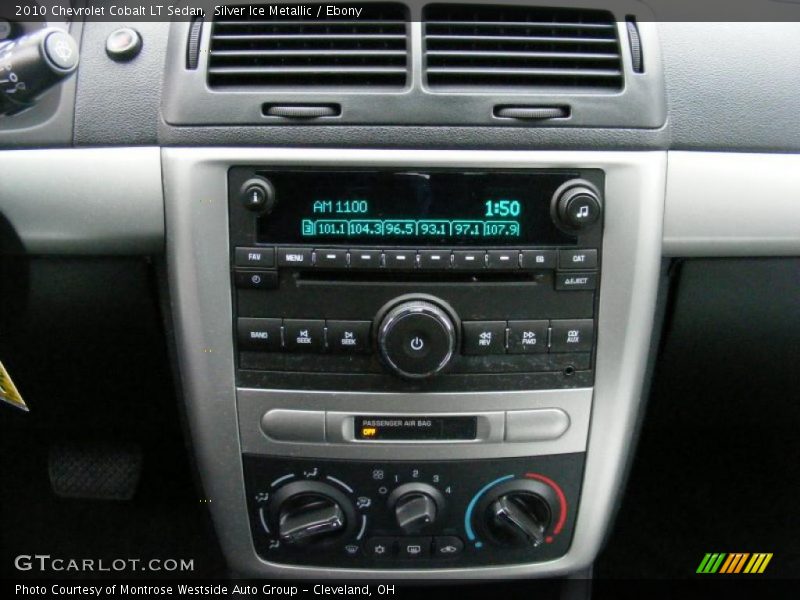 Silver Ice Metallic / Ebony 2010 Chevrolet Cobalt LT Sedan