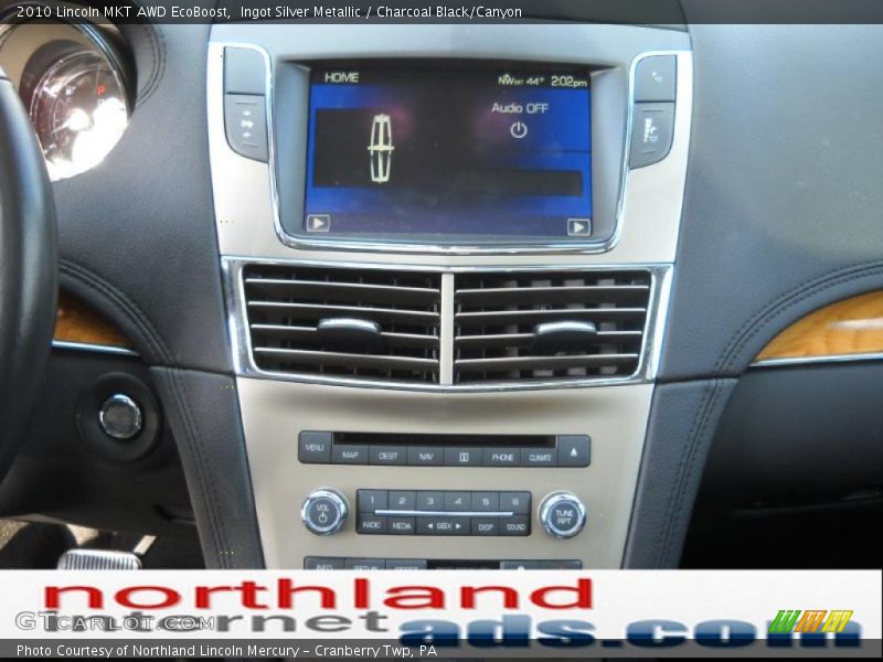 Ingot Silver Metallic / Charcoal Black/Canyon 2010 Lincoln MKT AWD EcoBoost