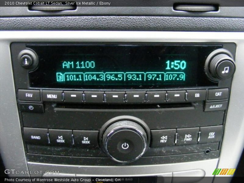 Silver Ice Metallic / Ebony 2010 Chevrolet Cobalt LT Sedan